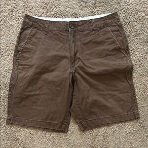 Old Navy Brown Flat Front Shorts